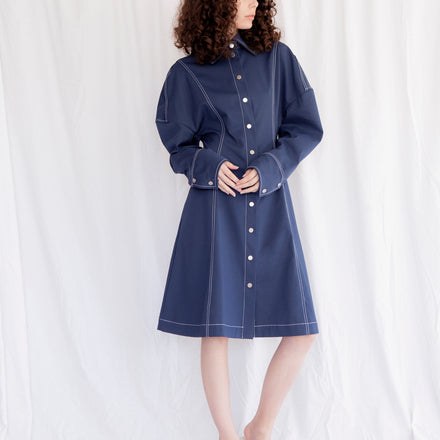 SLOUCHY SHIRT DRESS