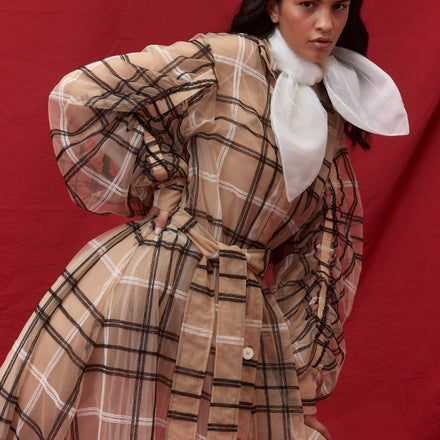 Small Bow Shirt - Japanese Tulle